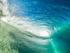 beach, nature, wave, ocean, outdoors, sea, splash, surf, turquoise, water, whirlpool, tunnel, inside, dynamics, zoom background