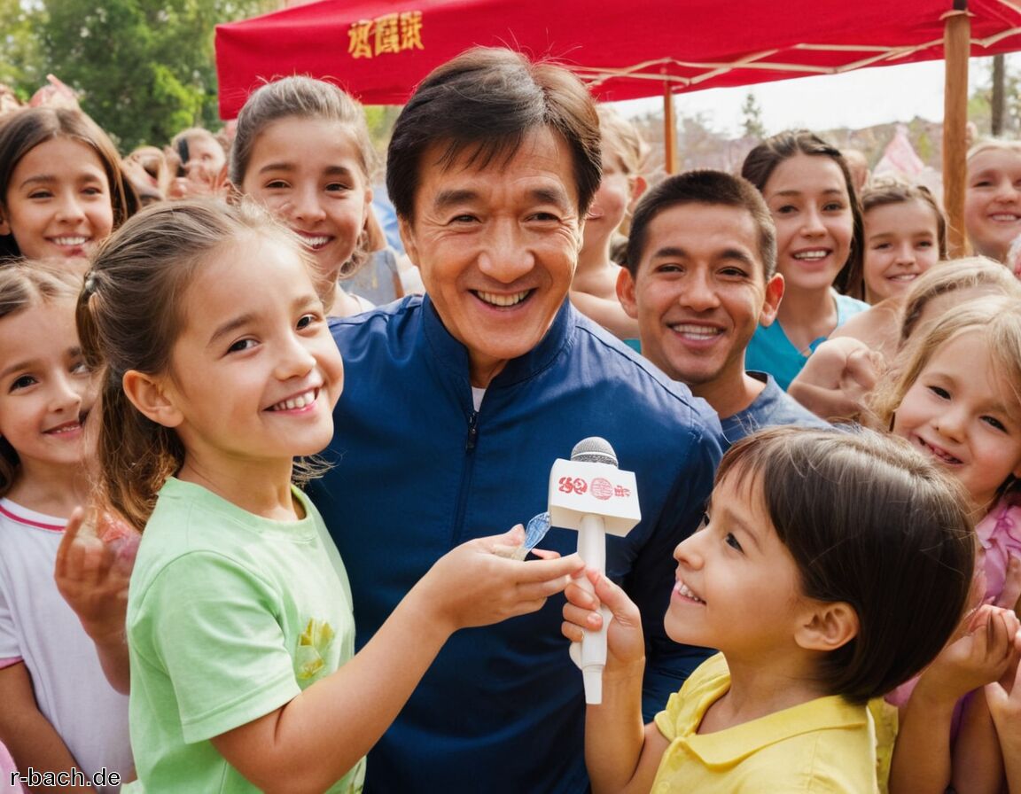Beteiligung an wohltätigen Projekten - Jackie Chan Vermögen